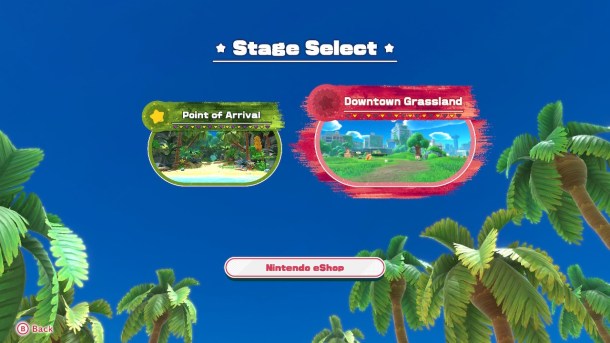 Kirby and the Forgotten Land | Two of the demo stages